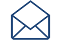 An icon of an opened letter. 